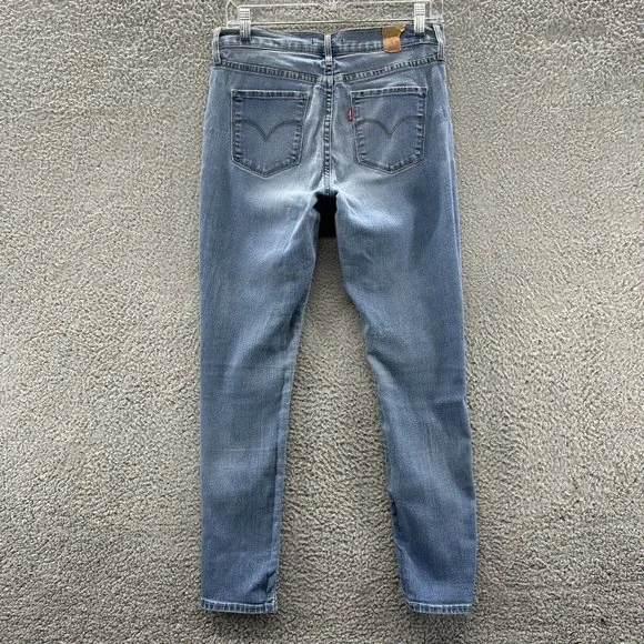 Levi's Women's Skinny Jeans - Light Blue - Picture 13 of 16